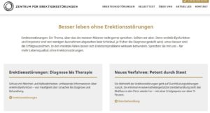 Praxis Homepage Zentrum für Erketionsstörungen Dr. Diehm